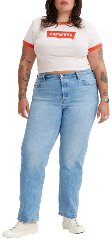 Levi's Women's Plus Size 501® Jeans For Women Jeans, Hollow Days Plus, 14 L