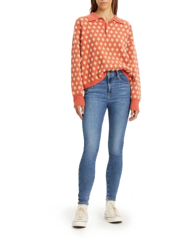 Levi's Women's 720 High Rise Super Skinny Jeans, Love Song Mid, 27W / 28L