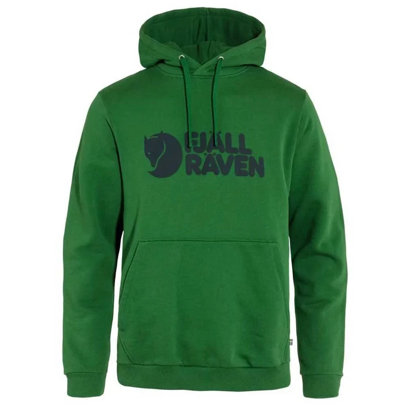 Fjallraven 84144-678 Fjällräven Logo Hoodie M Sweatshirt Men's Palm Green Size S