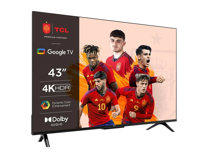 TCL 43P639K 43-inch 4K Smart TV, HDR, Ultra HD, Smart TV Powered by Android TV, Bezeless design (Freeview Play, Game Master, Dolby Audio, HDR 10 compatible with Google assistant & Alexa)