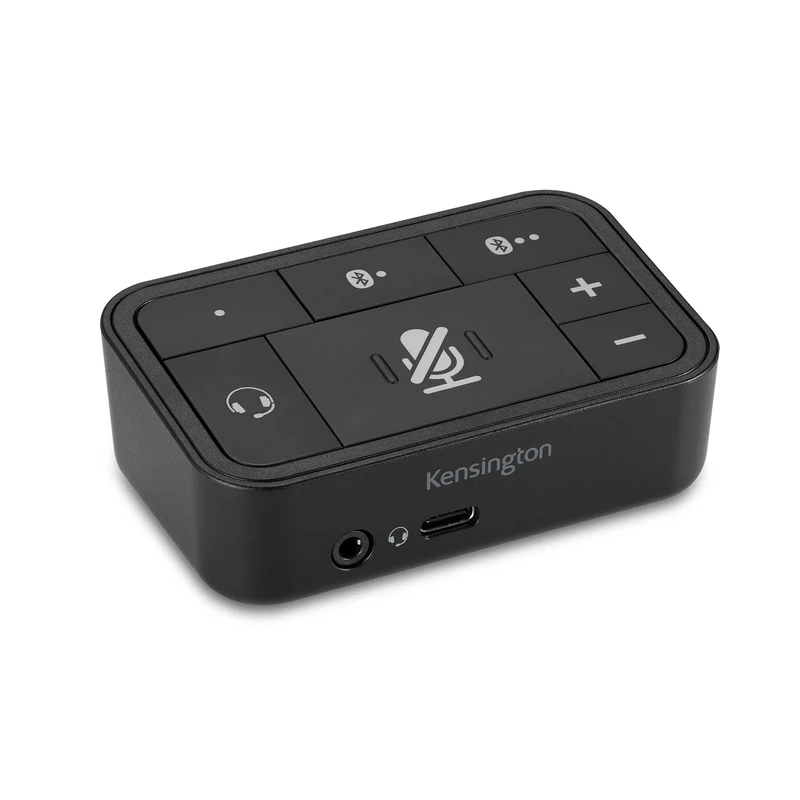 Kensington Universal 3-in-1 Pro Audio Headset Switch, USB-Powered, Alternate Between Devices Quickly & Easily, Ideal for Professional Call Handlers & Remote Working, Windows/ Mac Compatible (K83300WW)