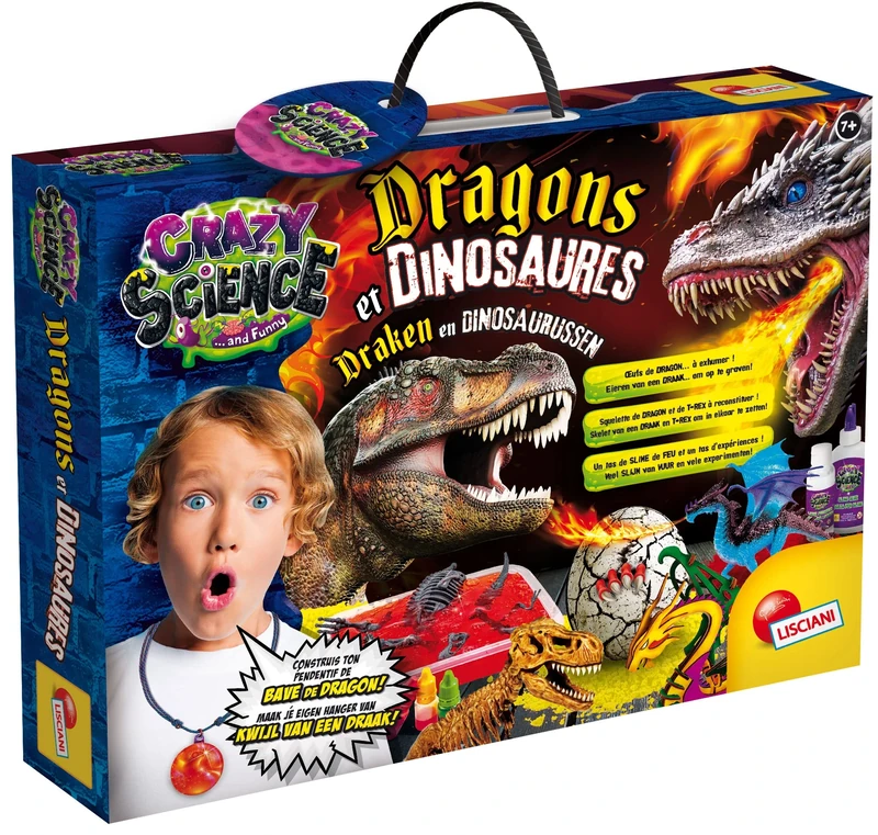 Crazy Science Dragons & Dinosaurs Scientific Educational Game - Fun Ages 8+