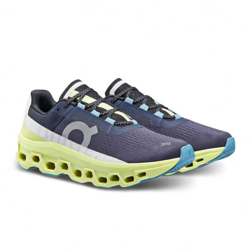 On Men's Cloudmonster Sneakers, Iron/Hay, 9.5 UK
