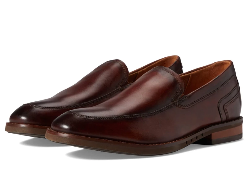 Clarks Un Hugh Step Brown Leather 9 D (M)