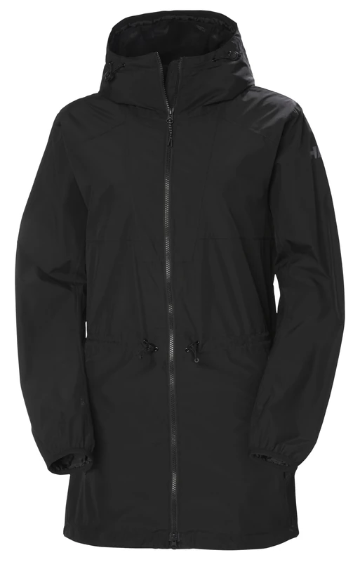 Helly Hansen Women's W Essence Mid Rain Coat - Black, XS UK