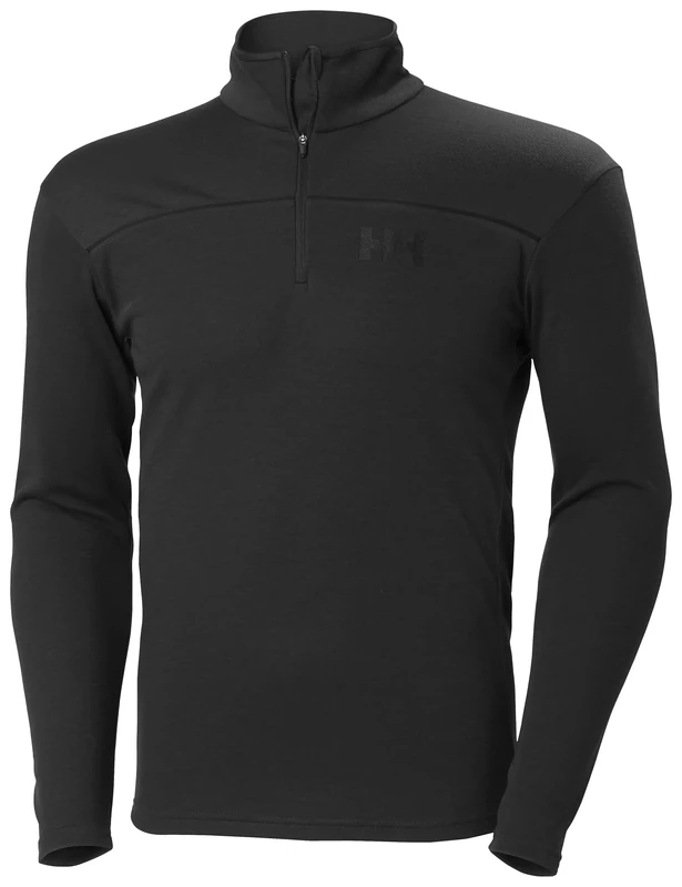 Helly Hansen Men's HP 1/2 Zip Pullover, Ebony, L