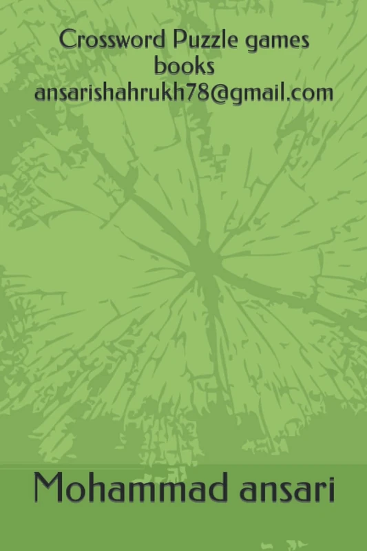 Crossword Puzzle games books ansarishahrukh78@gmail.com