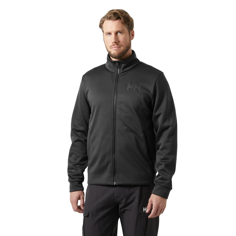 Helly Hansen Men's HP Fleece Jacket 2.0, Ebony, 2XL