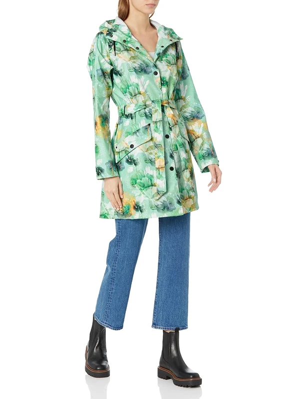 Helly Hansen Women's W Kirkwall II Raincoat, Jade Esra, M