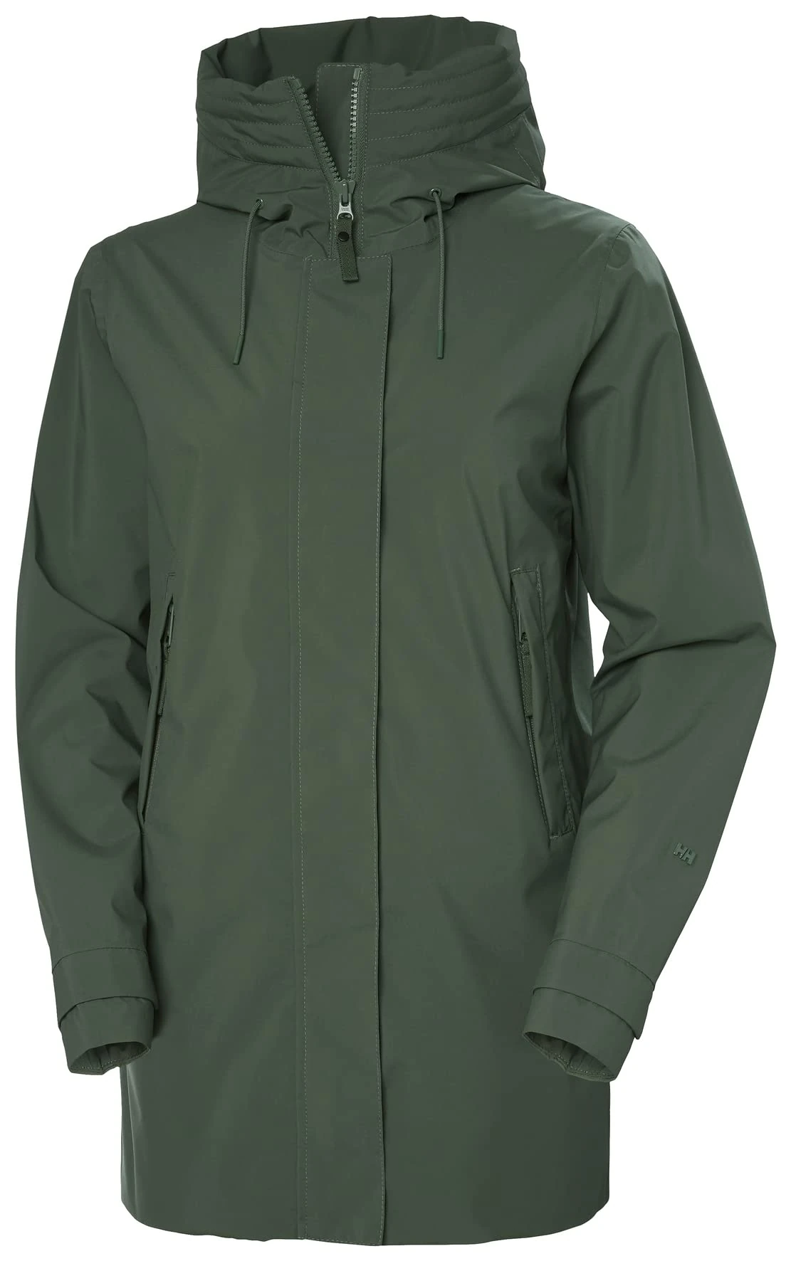 Helly Hansen Women's W Victoria Mid Length Raincoat, Spruce, M UK