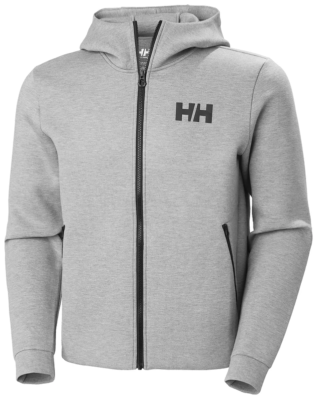 Helly Hansen Men's HP Ocean FZ Jacket 2.0, Grey Melange, 2XL
