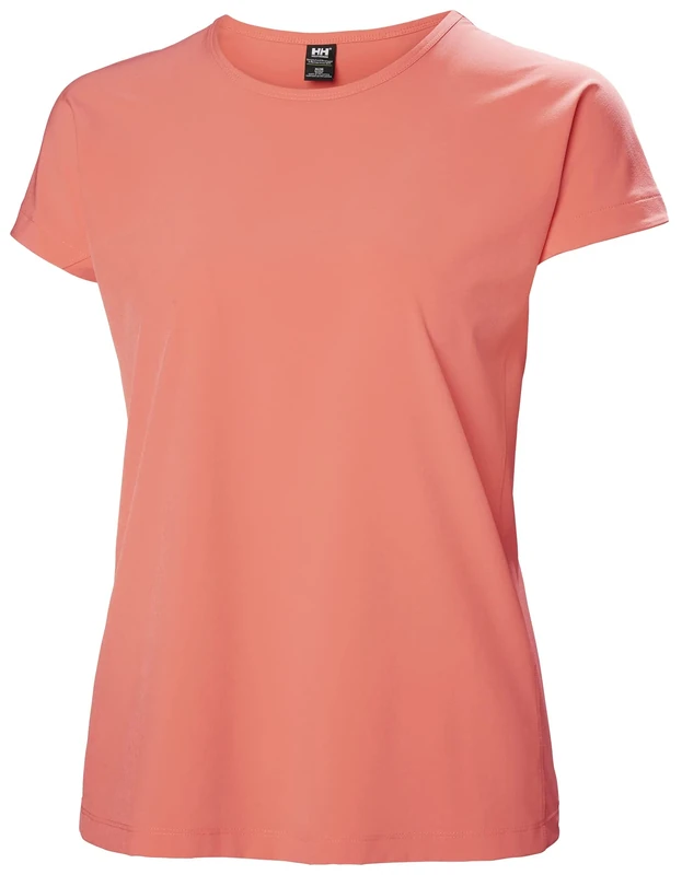 Helly Hansen Women's W Thalia Summer Top Shirt, Peach Echo, L UK