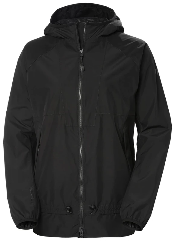 Helly Hansen Women's W Essence Jacket Rain Coat, Black, XS UK