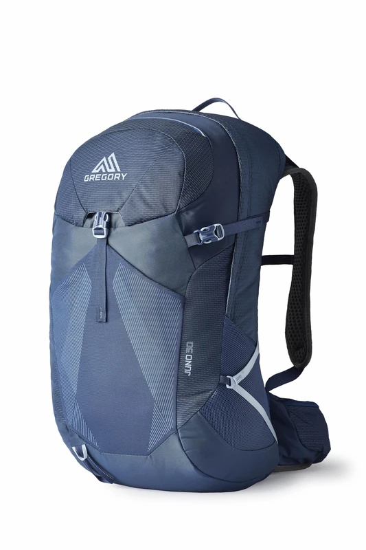 Gregory Vaporspan - Juno 30 - Day Hiking Backpack for Women, 52 cm, 30 L, 0.93 KG, Ventilated VaporSpan Backpanel, Hydration Compatible, Rain Cover Included, Blue (Vintage Blue)