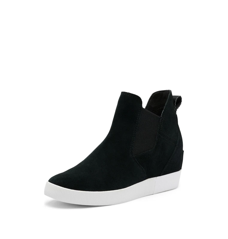 Sorel Out N About Slip-On Wedge Boots, Confident Slip-On Wedge, Stylish Waterproof Materials, Empowering Removable Footbed, Rugged Rubber, Adjustable Gore, Chic Textile Lining - Women's