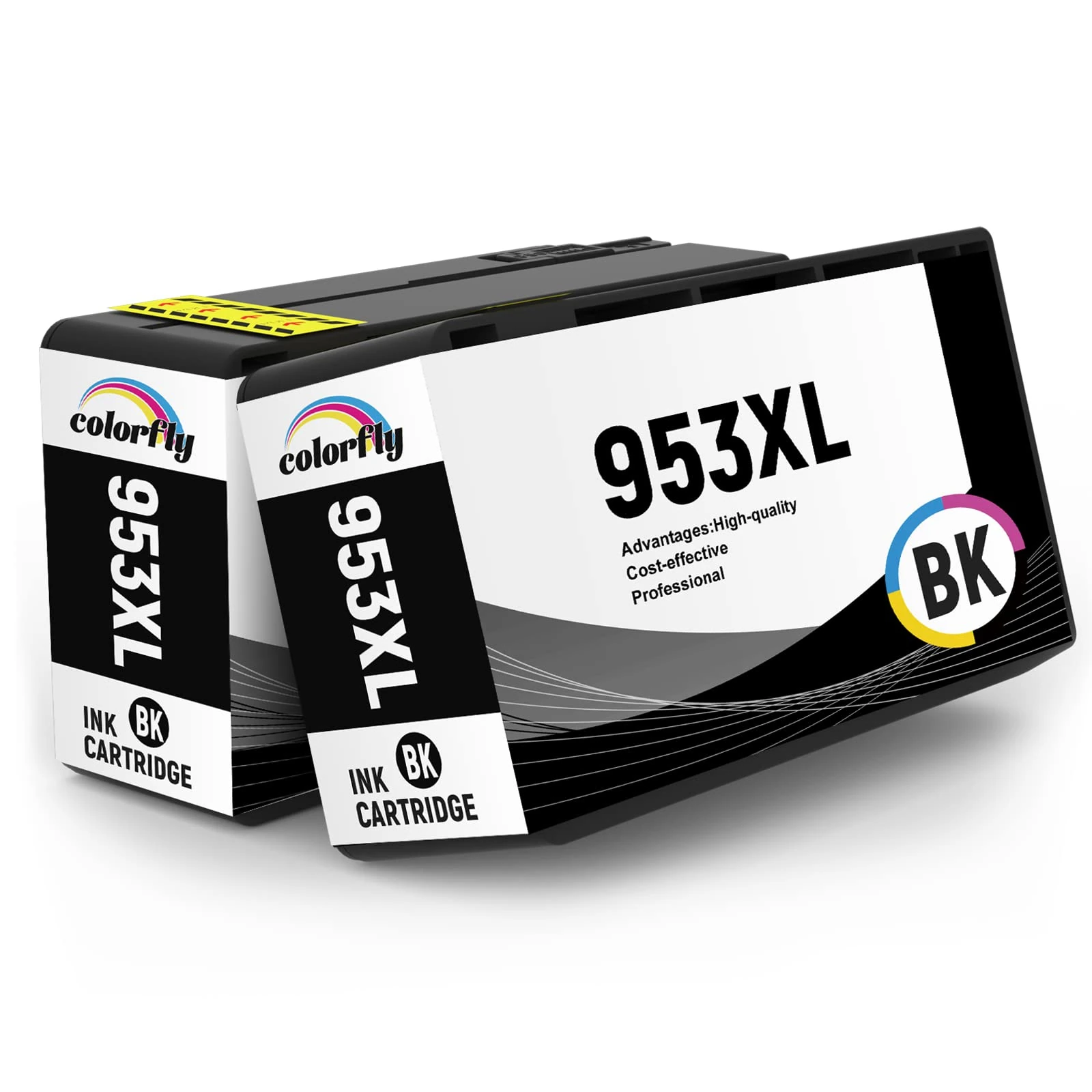 953XL 953 XL Ink Cartridges Black Compatible for HP 953 ink cartridges multipack for HP Officejet Pro 7720 7740 8710 7730 8210 8218 8715 8720 8725 8728 8730 8740 (2 Black)