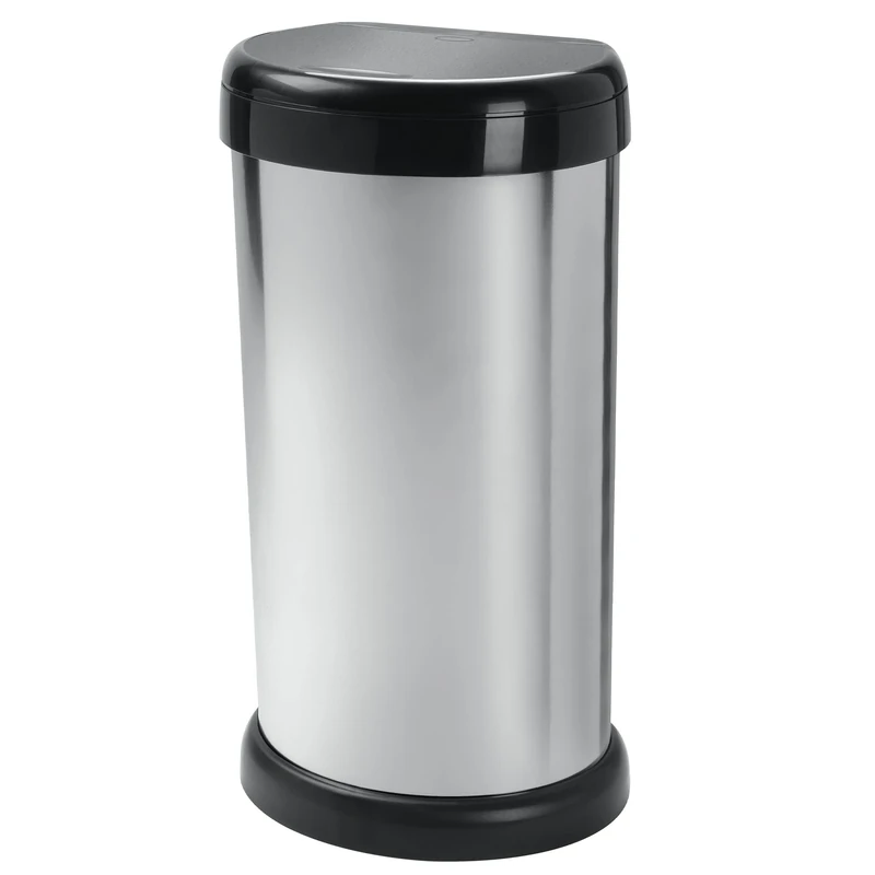 Tontarelli 42L Moda Silver Touch Top Bin - Metal Effect!!!!