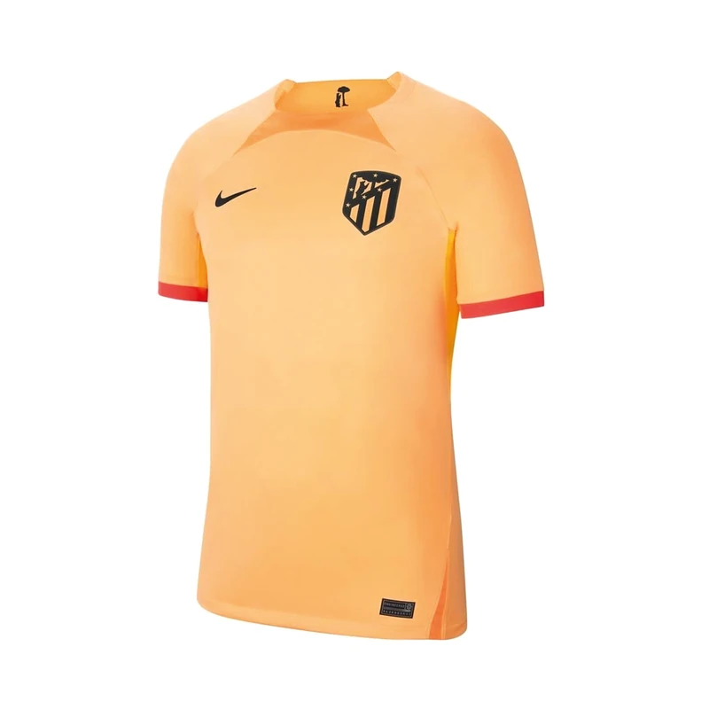 Nike Men's ATM Dri Fit Stadium Jersey 3r T-Shirt, Peach Cream/Atomic Orange/Blac, XXL