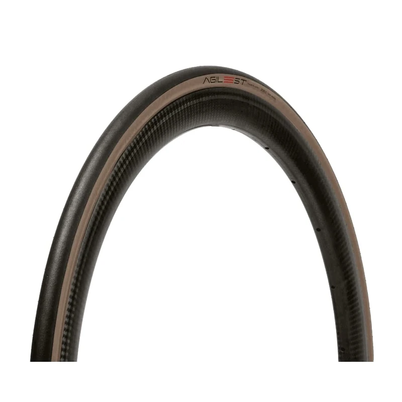 Panaracer Agilest Folding Road Tyre: Black/Amber 700x28c