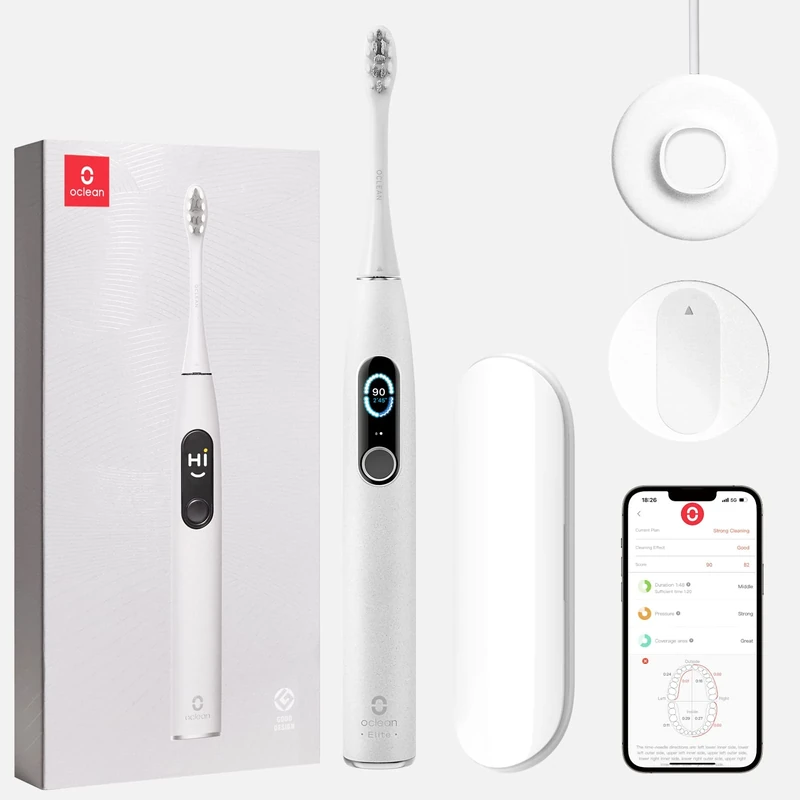 Oclean X Pro Elite Grey + Travel Case