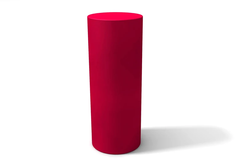 Kloris Cylindrical Column, red, 70