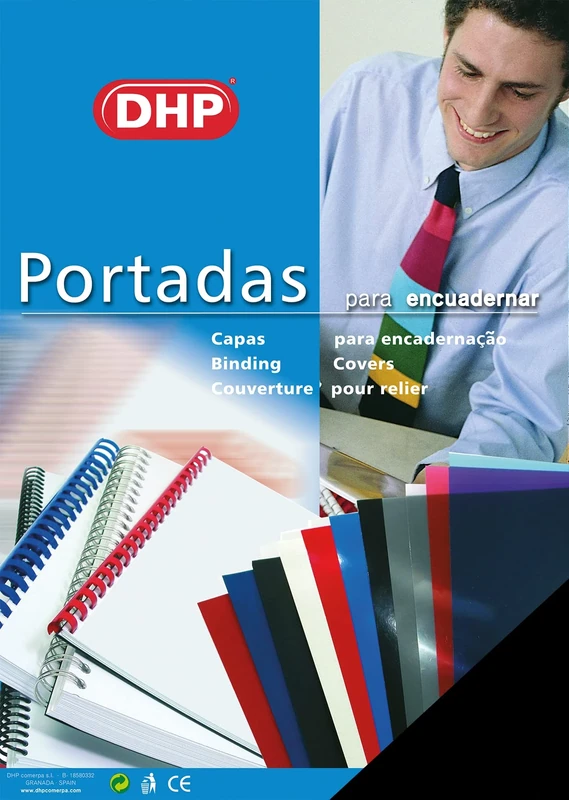 DHP Binding Covers Black A3 Polypropylene 100 Pieces