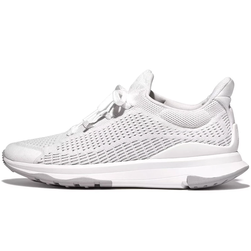 Fitflop Women's Vitamin FFX Knit Sports Sneakers, White, 3 UK