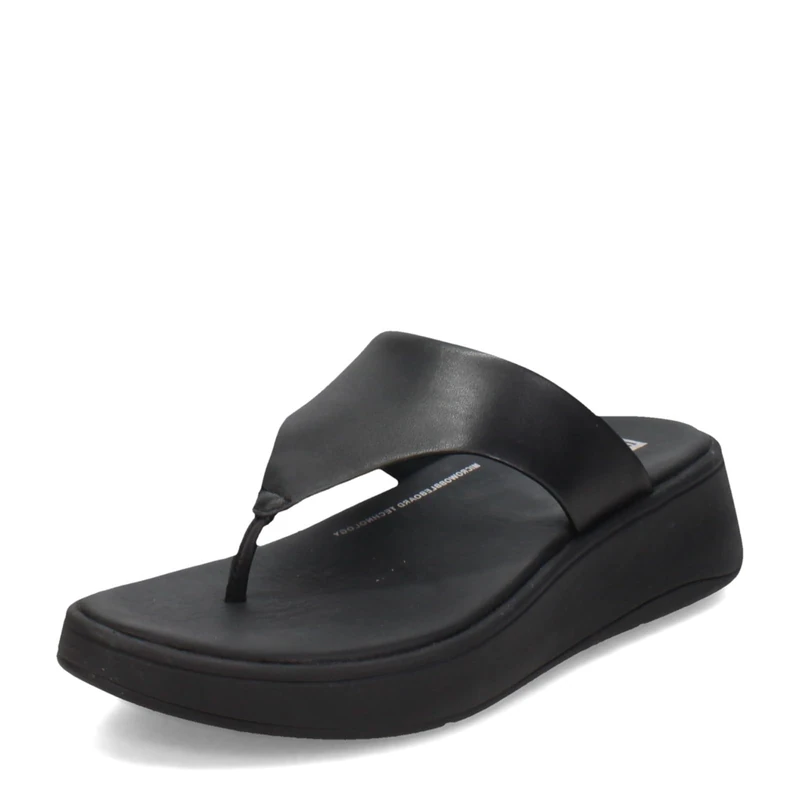 Fitflop F-Mode Leather Flatform Toe Post Sandal