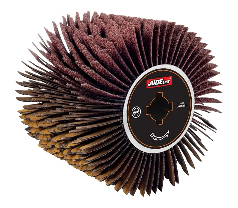 Aidelife Strap Brush Drum O120x100 - Flat, Uneven & Curved Wood/Metal