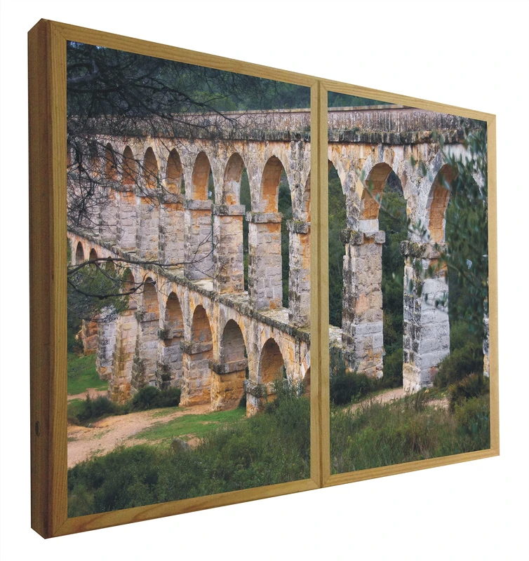 CCRETROILUMINADOS Decorative False Windows Illuminated Pont del Diable Tarragona