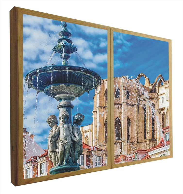 False Lighted Windows with Leds Views to the Convent of Our Lady of Mount Carmel