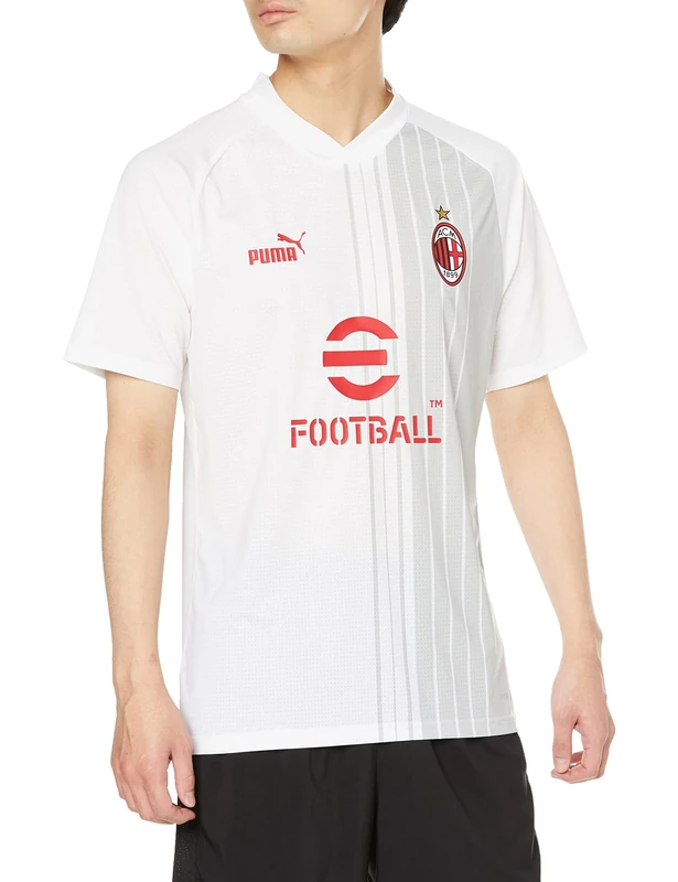 AC Milan 769274 Prematch Jersey T-Shirt Men's White-Tango Red S