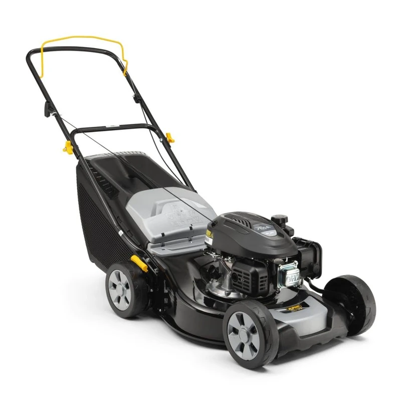 ALPINA AL4 46 A - Petrol lawn mower 125 cm³ engine, 46 cm cutting width, 60 L grass catcher, steel housing, without wheel drive