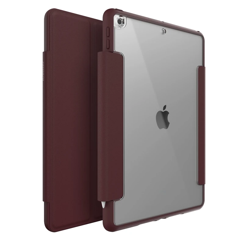 OtterBox Folio Series Case for Apple iPad (9th/8th/7th), Shockproof, Drop proof, Ultra-Slim Protective Folio Case, Ripe Burgundy