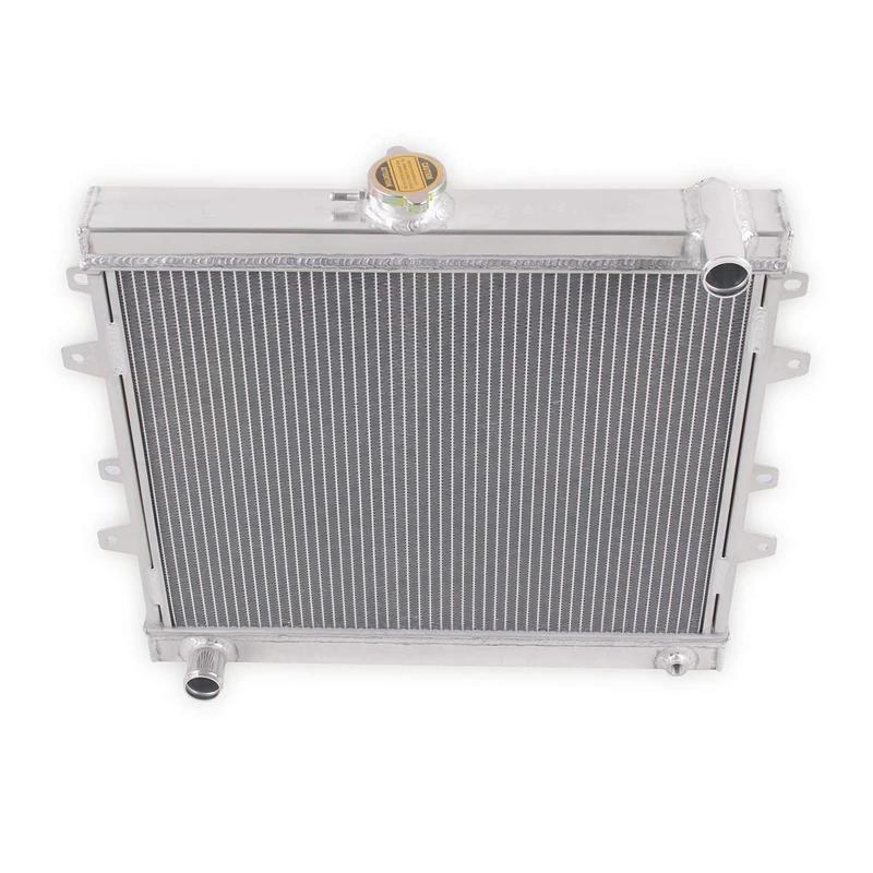 OHOB-COOLFull Aluminum Radiator Replacement for 1984-1995 86 87 88 Toyota Pickup 4Runner SR5 22R 2.4L L4 - Image 1