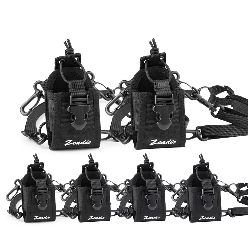zeadio Multi-Function Pouch Case Holder for GPS Phone Two Way Radio (ZNC-C, Pack of 6)