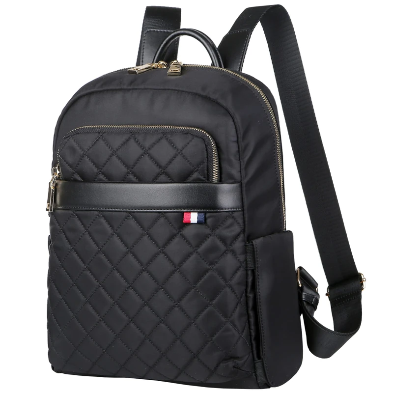 Nordace Ellie Mini Backpack for Women with USB Charging Port, Water Resistant - Daily Mini Backpack, Black, Mini, Daypack Backpacks - Image 1