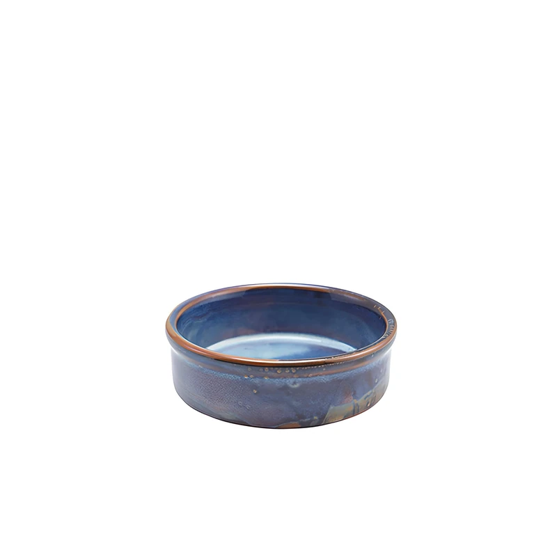 Genware Terra Porcelain, Aqua Blue, Tapas Dish, 100mm, TD-PBL10, Pack of 12