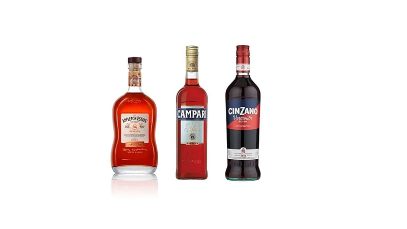 Kingston Negroni Bundle: Appleton Estate 8 Year Old Reserve Rum, Campari & Cinzano Rosso, 2150ml