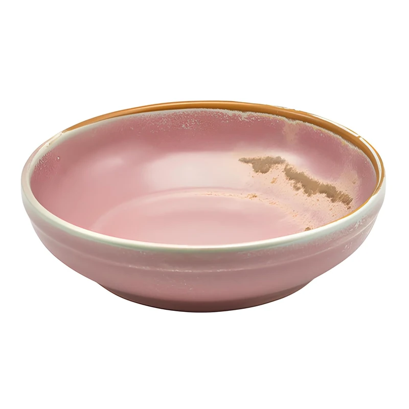Genware Terra Porcelain, Rose, Coupe Bowl, 200mm, CB-PRS20, Pack of 6