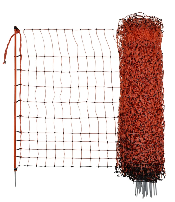 Kerbl Pet EL.Leite Poultry Netting 50 m 106 cm Single Tip Orange
