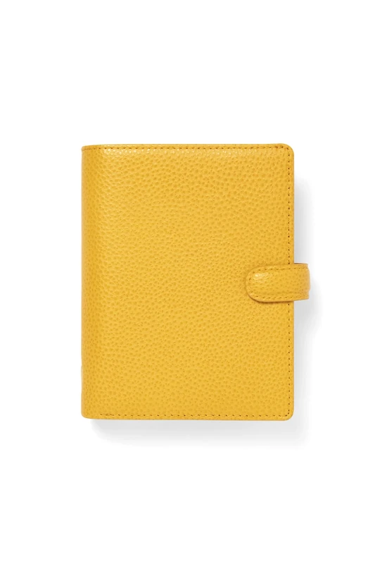 Filofax Pocket Finsbury Organiser - Mustard