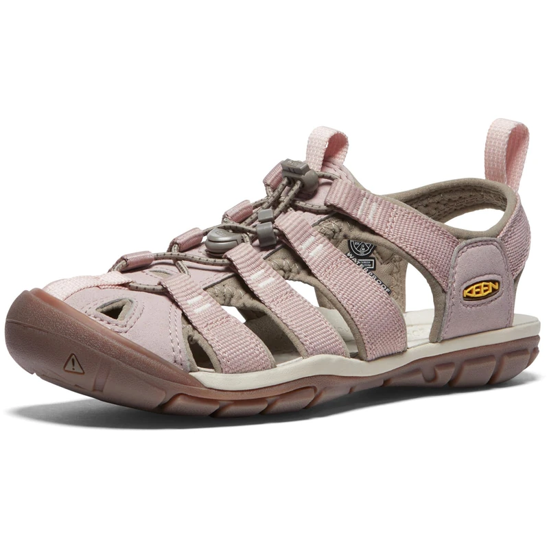 KEEN Women's Clearwater CNX Lightweight Sandals, Timberwolf/Fawn, 4
