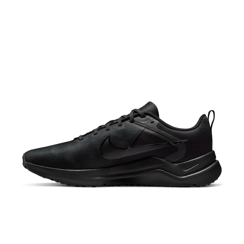 NIKE Men's Downshifter 12 Sneaker, Black Dk Smoke Grey Particle Grey, 8 UK