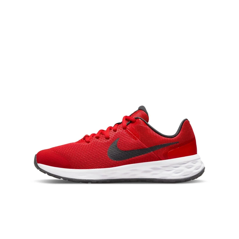 NIKE Boy's Nike Revolution 6 Sneaker University Red Black 2 UK Child