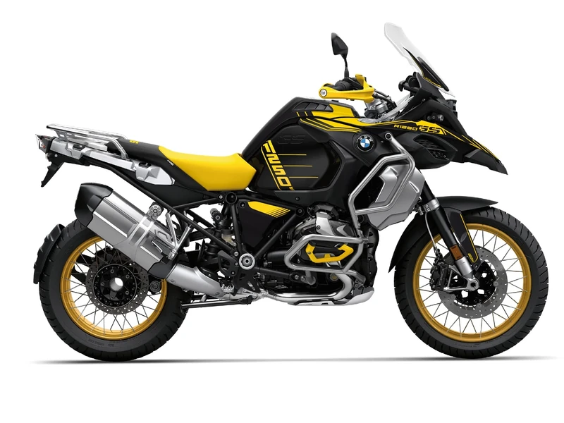 UNIRACING Decoration Protection Sticker Kit for BMW R1250 GS Adventure 2022 40th Anniversary, Bee Yellow