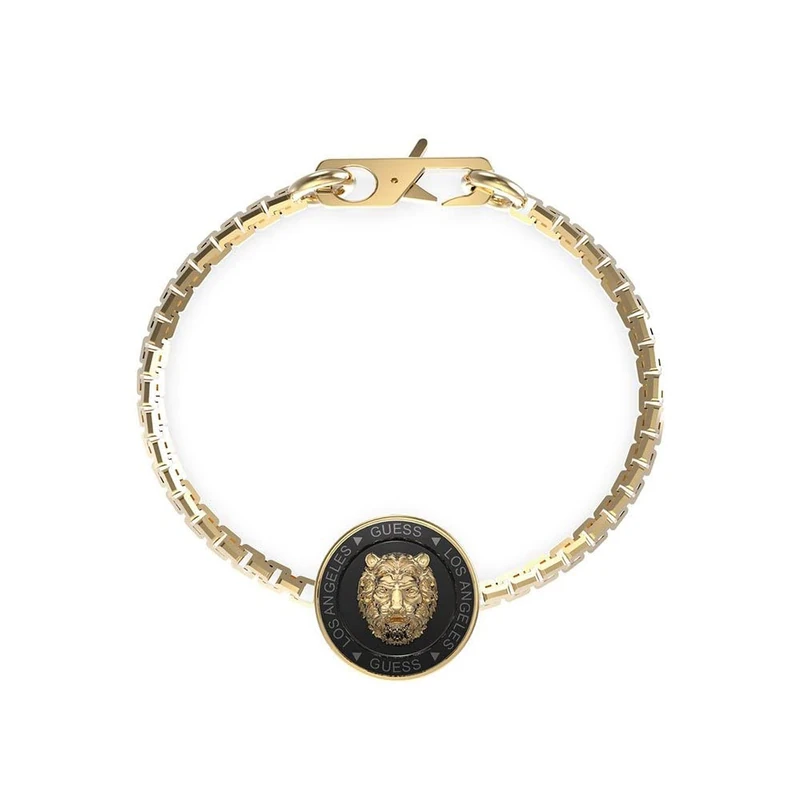 GUESS Lion King Bracelet JUMB01317JWYGYBS Brand, one Size, Non-Precious Metal, Not a Gemstone