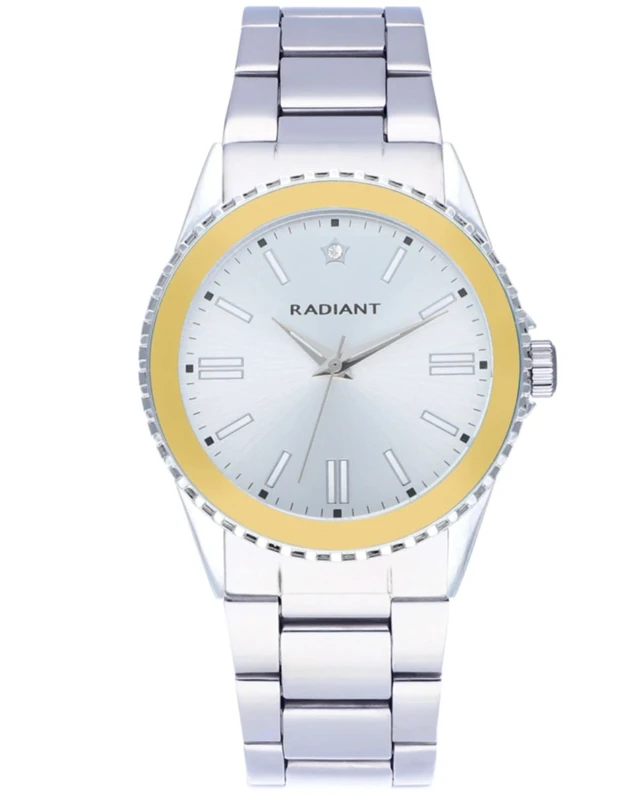 RADIANT Reloj Frost 38mm Gold Bezel Ss Dial & Braz / 3 Atm - Image 1