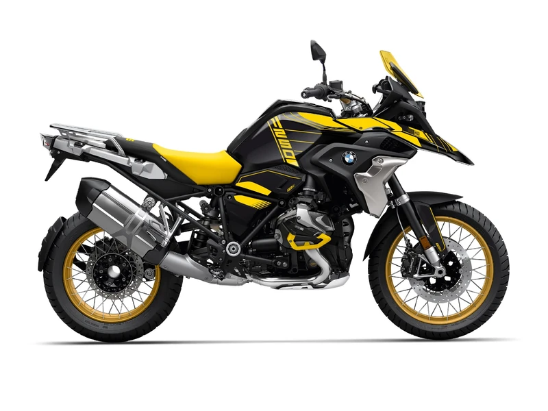 UNIRACING Decoration and Protection kit for BMW R1250 GS 2022 40th Anniversary, Bee Yellow