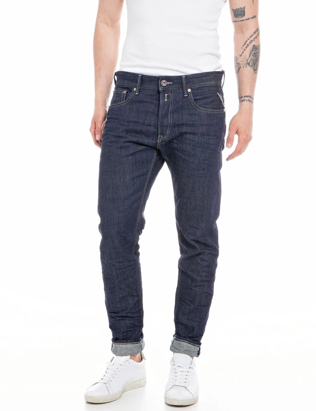 REPLAY Adult M1008 Willbi Jeans, Dark Blue 007, 28W / 32L
